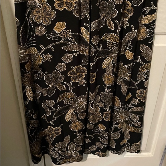 Attitudes by Renee Black and Gold Floral Maxi Dress - Picture 5 of 8